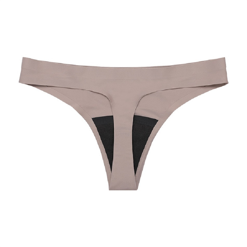 light absorption 3 layers leak proof menstrual thong gray colour